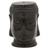 Suny 18 Inch Buddha Plant Stand Table, Figurine, Black, Transitional Style By Casagear Home