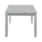 Liam 64 Inch Dining Table, Spacious Rectangular Top, Gray Wood Frame By Casagear Home