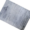 Ica 5 x 7 Area Rug, Non Slip Canvas Backing, Tie Dye Polyester, Gray By Casagear Home