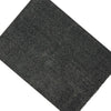 Dufu 5 x 7 Area Rug, Medium, Hard Latex Backing, Polyester, Dark Gray By Casagear Home