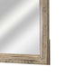 Nite 33 x 45 Inch Dresser Mirror, Pine Wood, Rectangular, Taupe Brown By Casagear Home