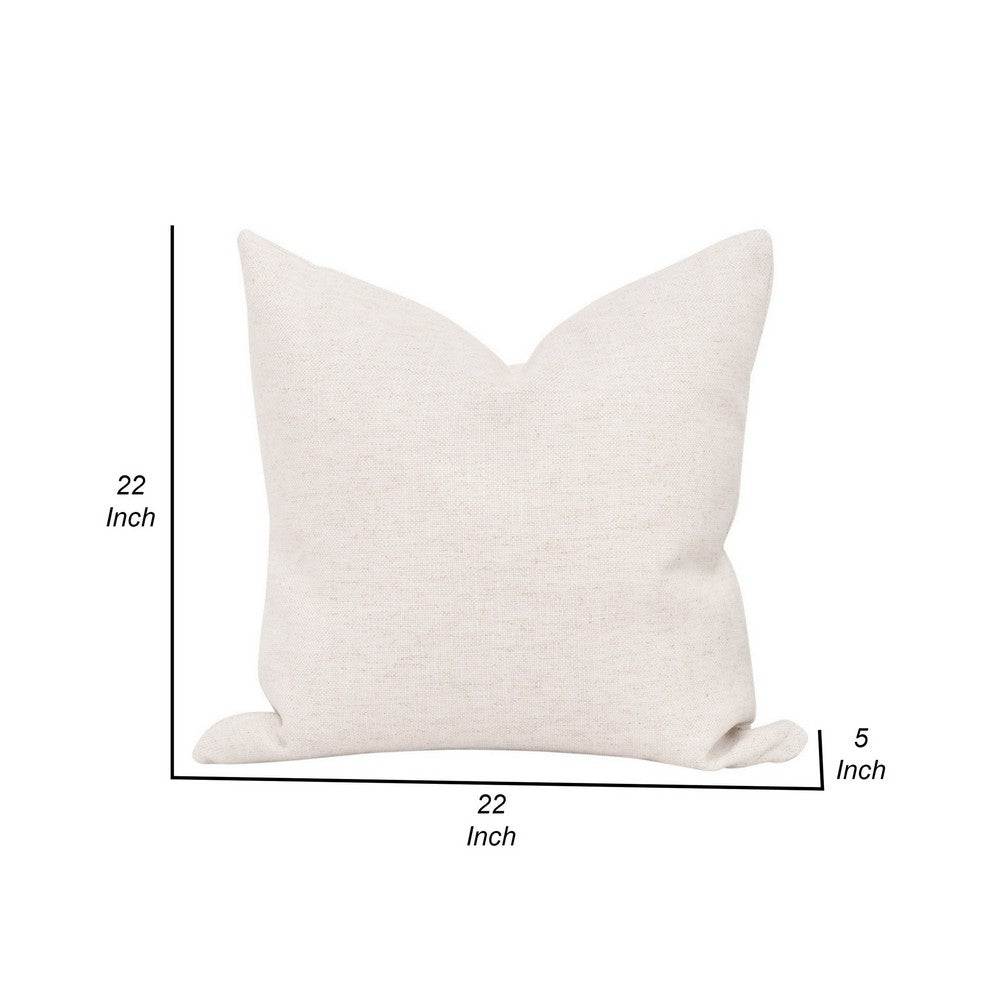Pillows Set of 2, Sleek Edge, Down Feather Fill, Stain Resistant, White By Casagear Home