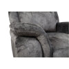 Harbor 39 Inch Manual Recliner Chair Pocket Coils Gray Faux Suede Velvet By Casagear Home BM311471