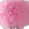 Rio 21 Inch Accent Table Lamp Pink Feather Shade Black Metal Tripod Base By Casagear Home BM311585