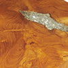 11 Inch Tabletop Platform Resin Details Square Natural Brown Teak Wood By Casagear Home BM311666
