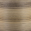 18 Inch Side Table Drum Barrel Shape Rattan Rope Top Fir Wood Brown By Casagear Home BM311667