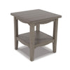 Ashley Arin 26" Side End Table, Open Shelf, Vintage Style Gray Wood