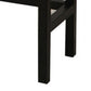 Simi 67 Inch Console Table, Wide 3 Tier Design, Black Metal, Brown Wood By Casagear Home