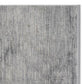 Trix 8 x 10 Large Area Rug, Abstract, Micro Fringe Details, Gray Polyester By Casagear Home