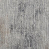 Trix 8 x 10 Large Area Rug, Abstract, Micro Fringe Details, Gray Polyester By Casagear Home