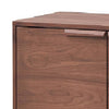 Evis 53 Inch Sideboard Server Console, 2 Cabinets, Stone Top, Walnut Brown By Casagear Home