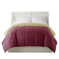 Genoa Queen Size Box Quilted Reversible Comforter The Urban Port Pink and Beige BM46034