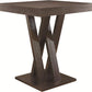 Modern Style Wooden Counter Height Table Brown By Coaster CCA-100523