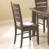 Dining Chair Set of 2 | Cappuccino Brown Wood