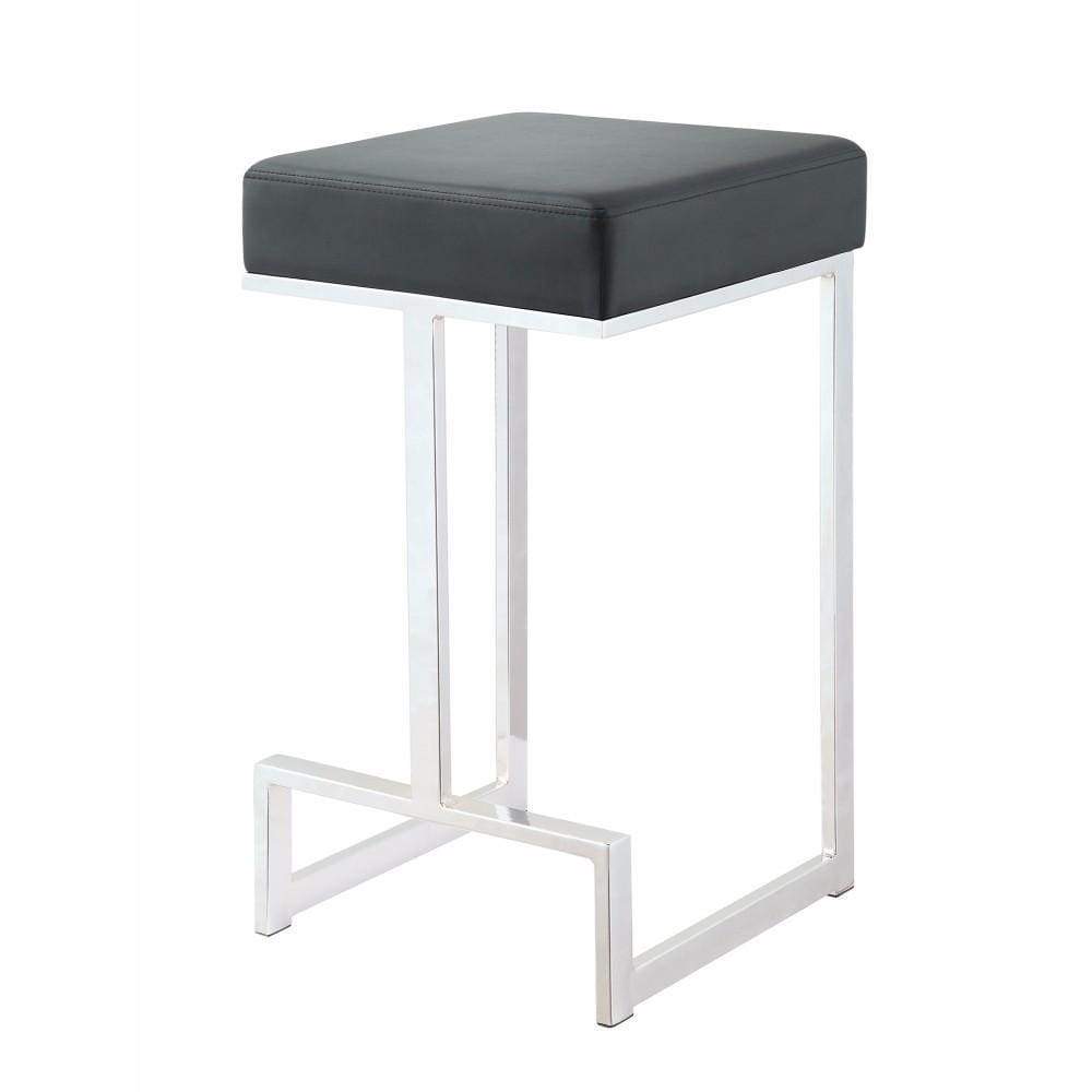 Counter Stool | Metal Frame | Black Finish