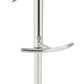 Mid-Century Small-Back Adjustable Bar Height Stool Cream & Walnut-Coaster CCA-130505