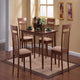 Dining Set | 5 Piece | Classy Wood Style | Brown Finish