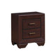 Nightstand | Chic Side Style | Dark Cocoa Brown