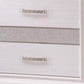 Wooden Nightstand with Hidden Jewelry Tray White CCA-205112