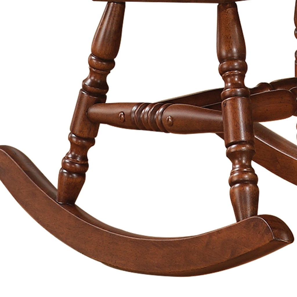 Traditional Nostalgia Arrow back Rocking Chair Walnut CCA-600187