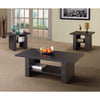 Table Set | 3 Piece | Occasional | Rich Black Finish