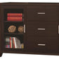 Modern & Minimal Style TV Console With Multi Shelves & Drawers Cappuccino Brown - 700881 CCA-700881