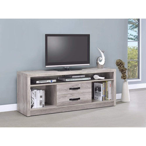 TV Console | Gray Driftwood | Fantastic Modern Style