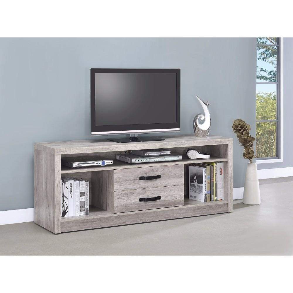 TV Console | Gray Driftwood | Fantastic Modern Style