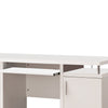 Computer Desk with 2 Drawers and Cabinet White CCA-800108