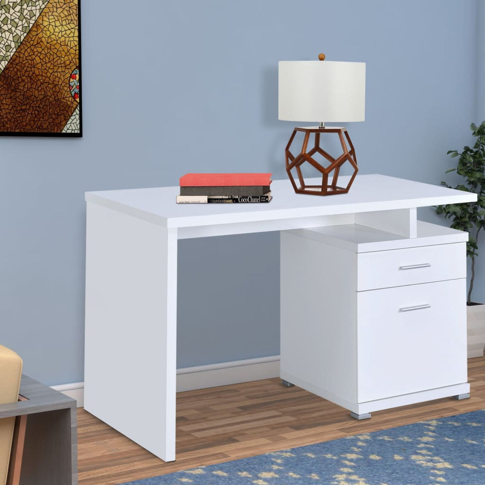 Desk | White Wood | Cabinet | Gorgeous Design