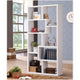 Bookcase | Cubed Rectangular | Multi Shelf | White Finish