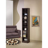 Bookcase | Narrow Wood Frame | Glimmering Brown Finish