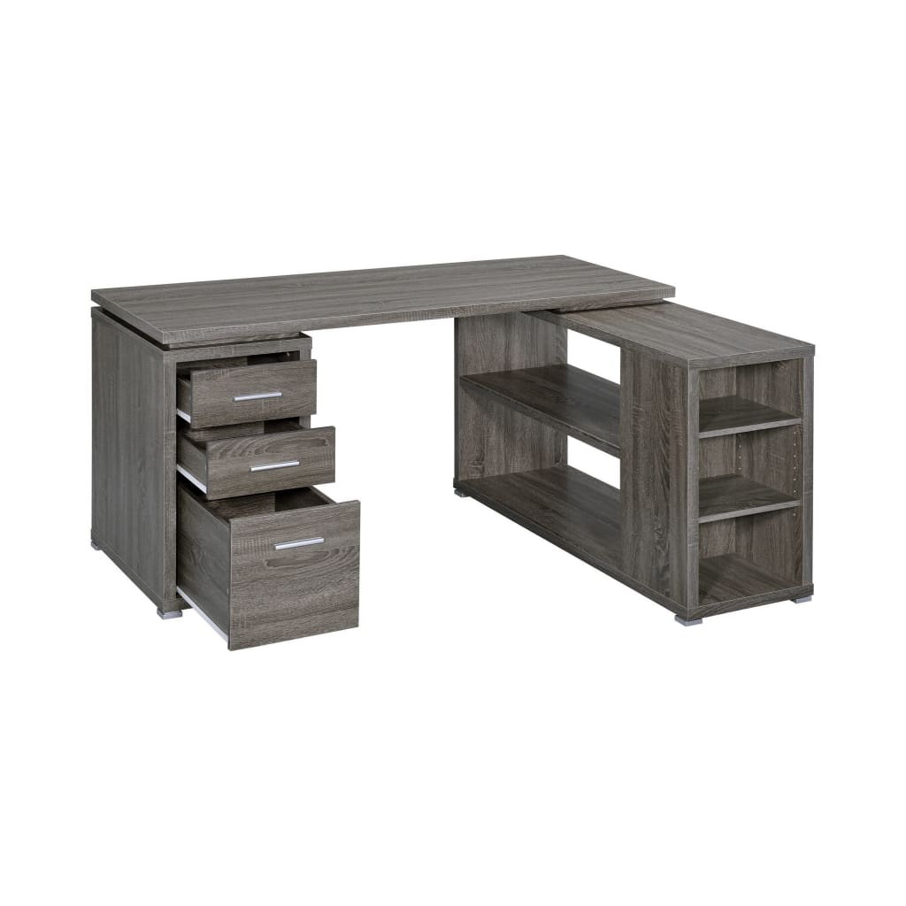 Modern Style Wooden Office Desk Gray CCA-800518