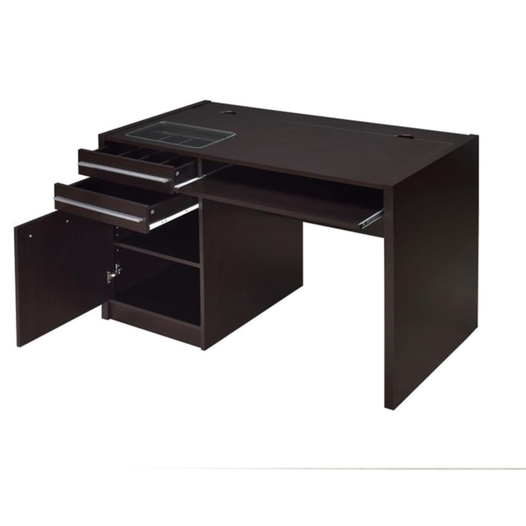Contemporary Wooden Connect-IT Computer Desk Brown CCA-800702
