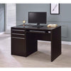 Contemporary Wooden Connect-IT Computer Desk, Brown