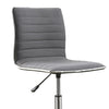 Contemporary Mid-Back Desk Chair Gray CCA-800727