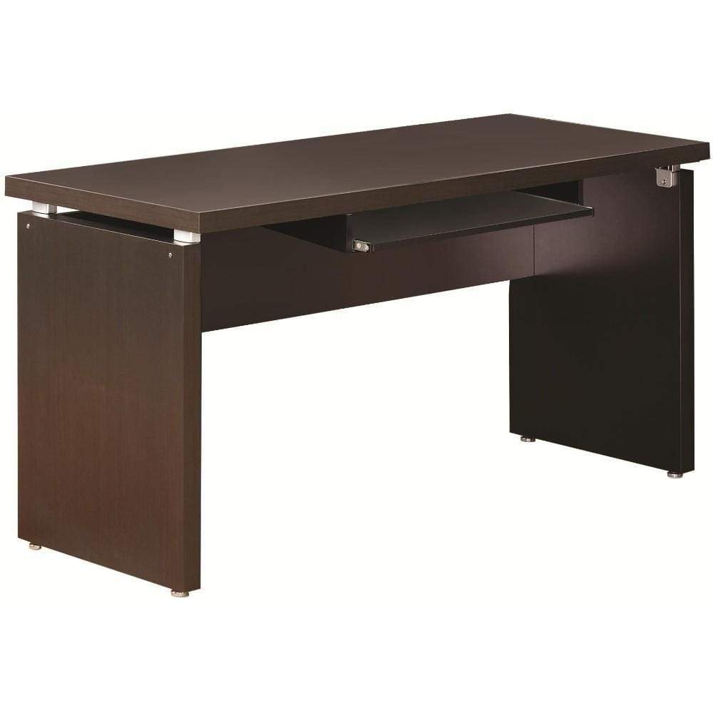 Computer Desk | Chic Design | Cappuccino Finish