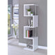 Bookcase | 4 Tier Wood Metal Design | Modern White