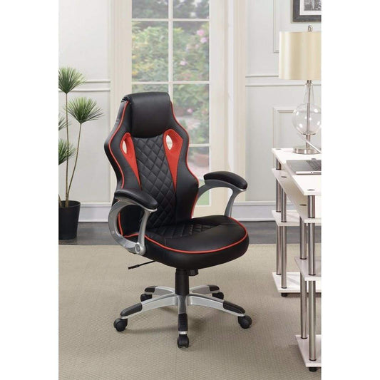 Fancy Design Ergonomic Gaming/ Office Chair, Black/Red