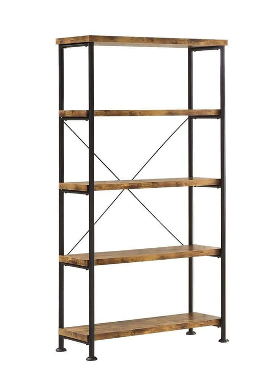 Rustically designed Bookcase With 4 Open Shelves