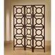 Folding Screen | Circle Patterned | Modern Wood | Brown