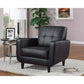 High-toned Accent Chair, Black