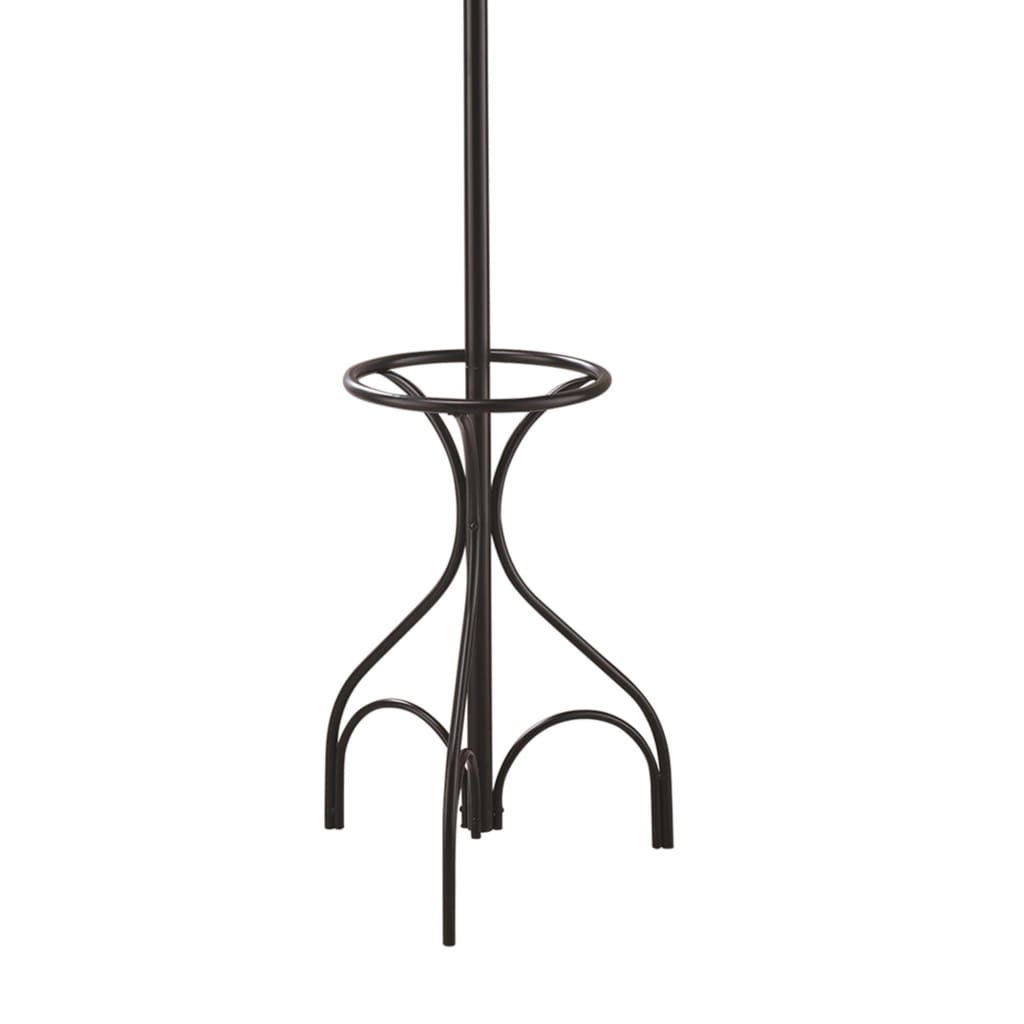 Metal Coat Rack With Umbrella Stand Black By Coaster CCA-900821