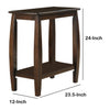 Elegant Wooden Chair Side Table Brown By Coaster CCA-900994