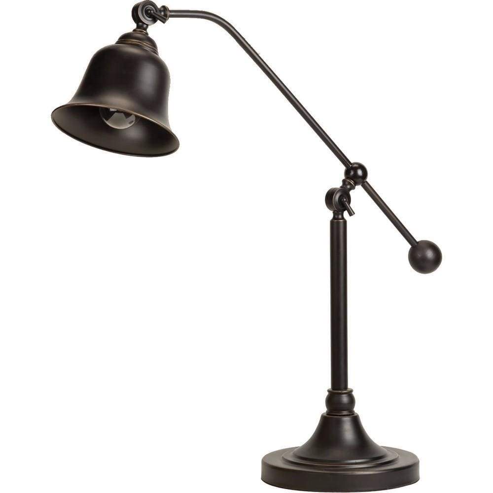 Vintage Metal Desk Lamp, Bronze-Coaster