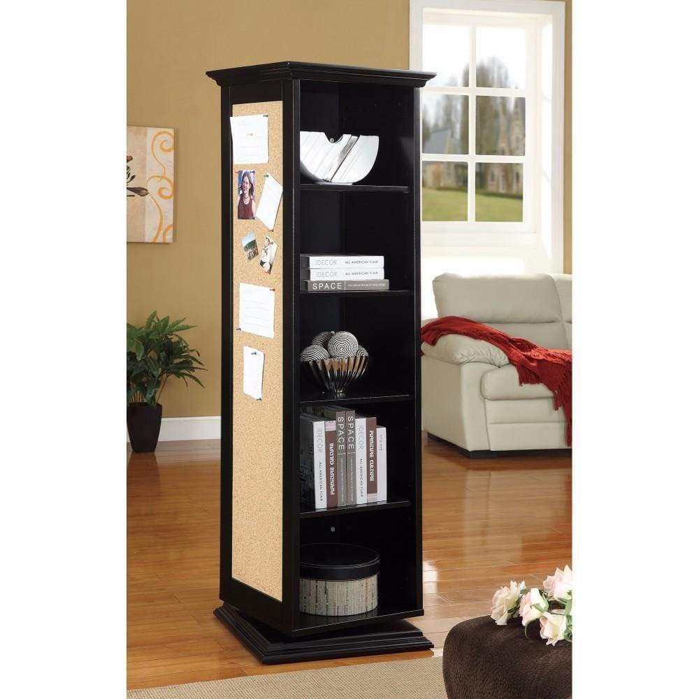 Traditional Style Wooden Accent Cabinet, Black By Coaster