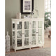 Display Cabinet | Transitional Wood Style | White Finish