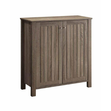 Shoe Cabinet | Sophisticated Wood Design | Gray Finish