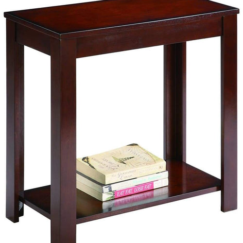 Chairside Table | Enchanting Wood Design | Brown Finish