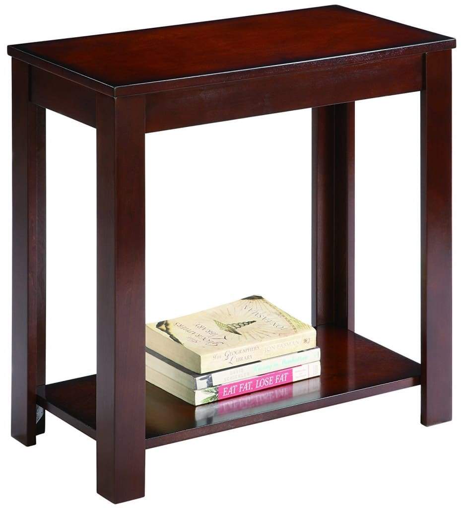 Chairside Table | Enchanting Wood Design | Brown Finish